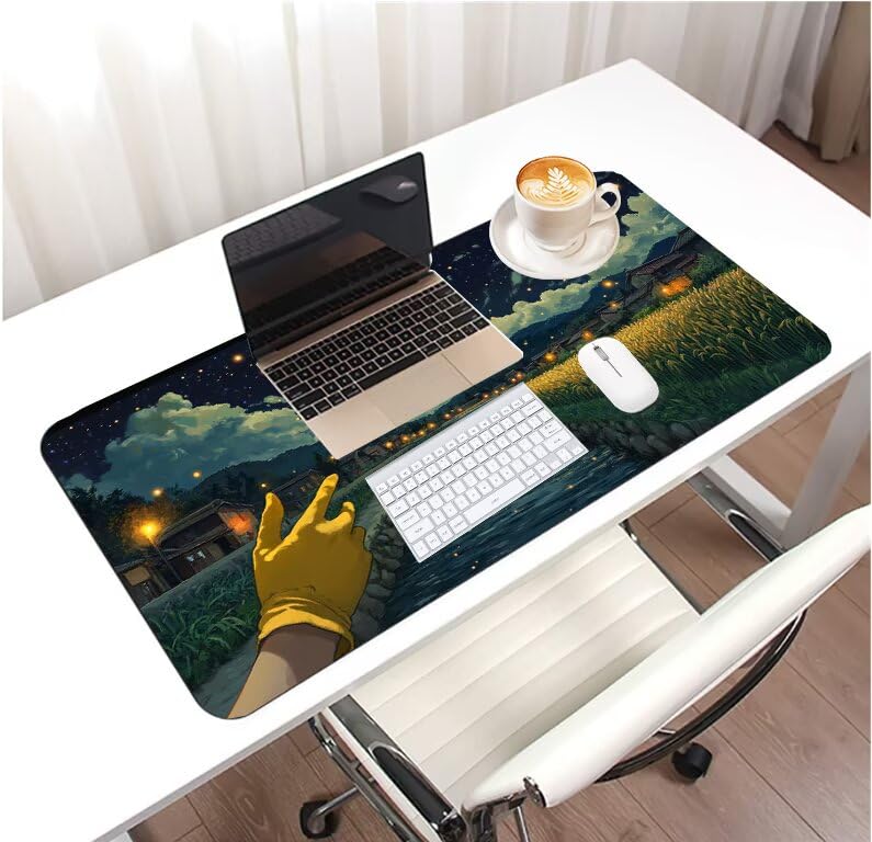Tapis souris XXL 1000x400x3mm imperméable et lavable blanc G1-933 - 3