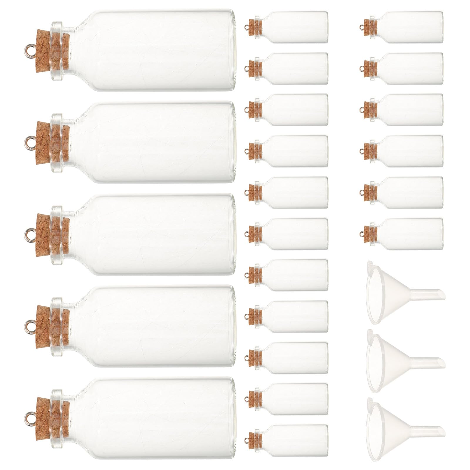 Mini bocaux en verre pour décorations de mariage et artisanat DIY