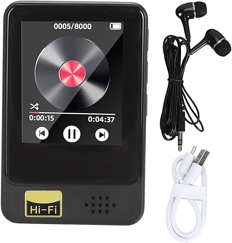 Miniatura 7 de Reproductor de MP3 con Bluetooth 5.0, reproductor de MP3 Spotify de sonido sin pérdidas de alta fidelidad, reproductor MP3 MP4 de transmisión de