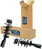 Vista 199 de TRQ - Conjunto de puntal delantero y resorte helicoidal (lados del conductor y del pasajero), para auto