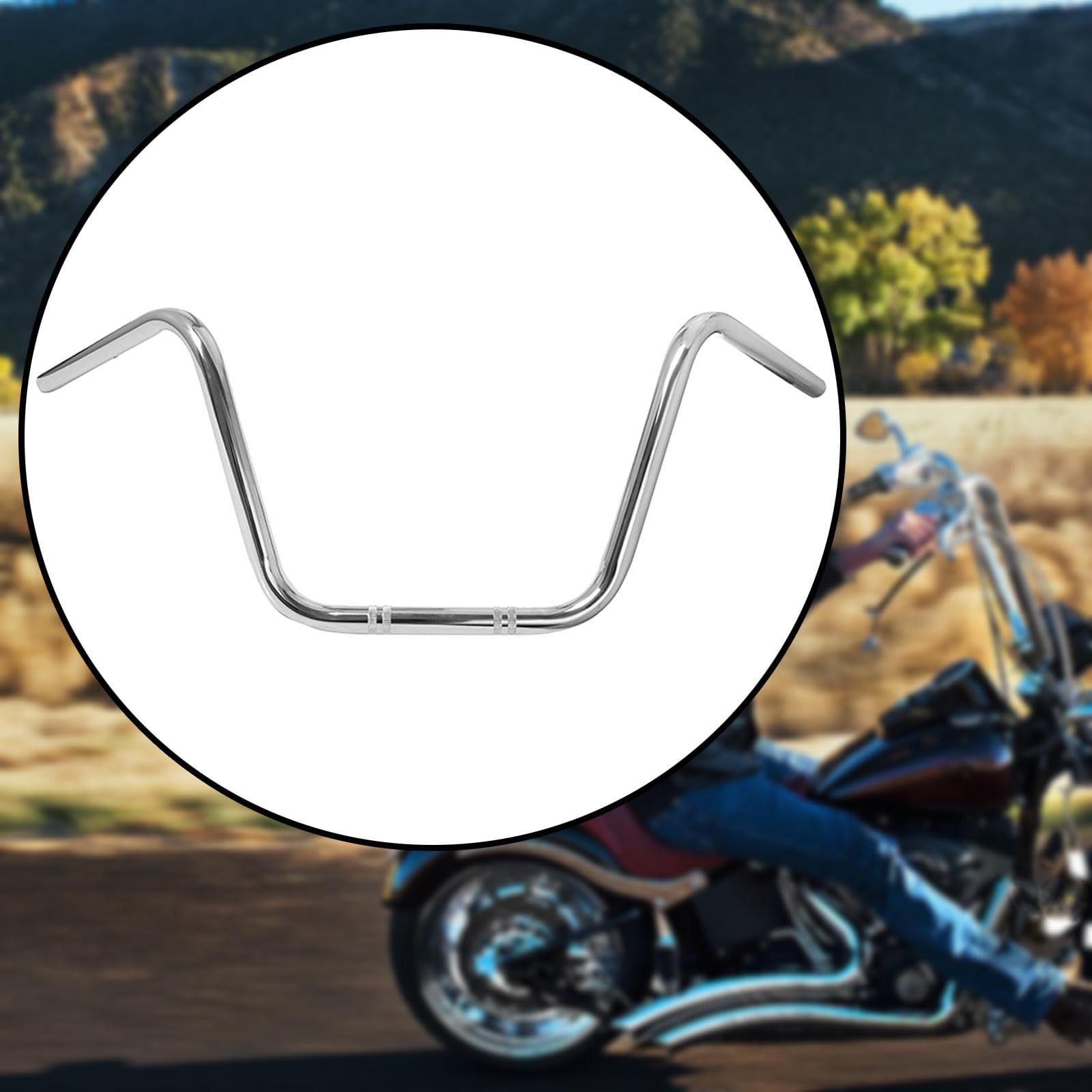 Manubrio per Moto Premium Da 10" Upgrade, 22mm argento