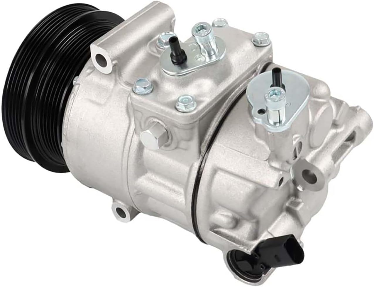 Air Condition AC Compressor with A/C Clutch Compatible with 2012-2013 Audi TT RS Quattro, 2006-2017 VW B-eetle, 2010 B-eetle Cabrio, 2010-2014 olf, 2005-2014 Jetta, 2012-2014 P-assat, CO4574JC