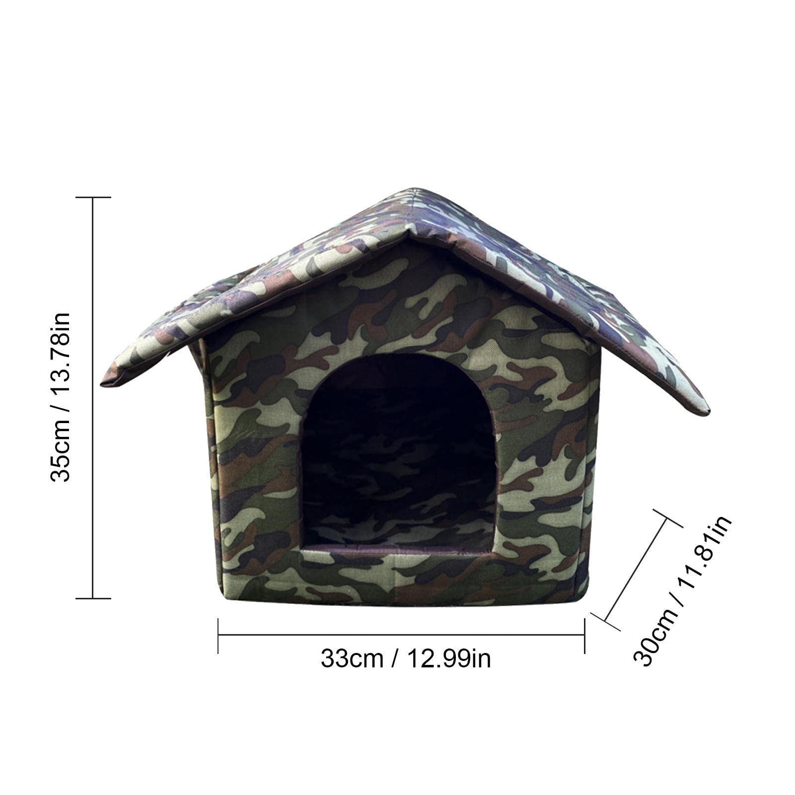 Kattenhuis voor buiten, winter, kattenhuis, huisdier, opvouwbaar, waterdicht, voor katten of kleine honden, slee bed, gemakkelijk te wassen Kattenhuis voor buiten, winter, kattenhuis, huisdier, opvouwbaar, waterdicht, voor katten of kleine honden, slee bed, gemakkelijk te wassen