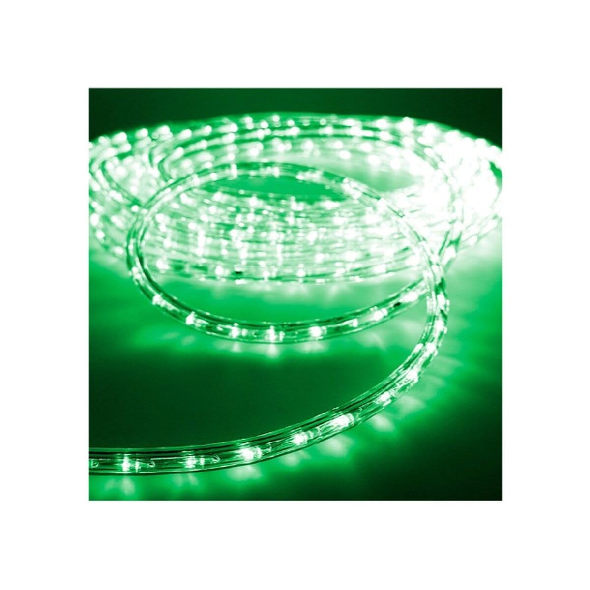 Tube LED flexible vert EDM 72709 de 48m pour décoration lumineuse