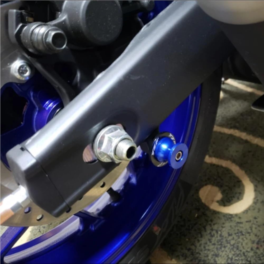 for YZF R1 R1M R3 R6 R7 R9 R25 R125 YZFR6 YZFR1 Swing Arm Spools Stand Universal Motorcycle Axle Sliders Kit Crash swingarm(5)