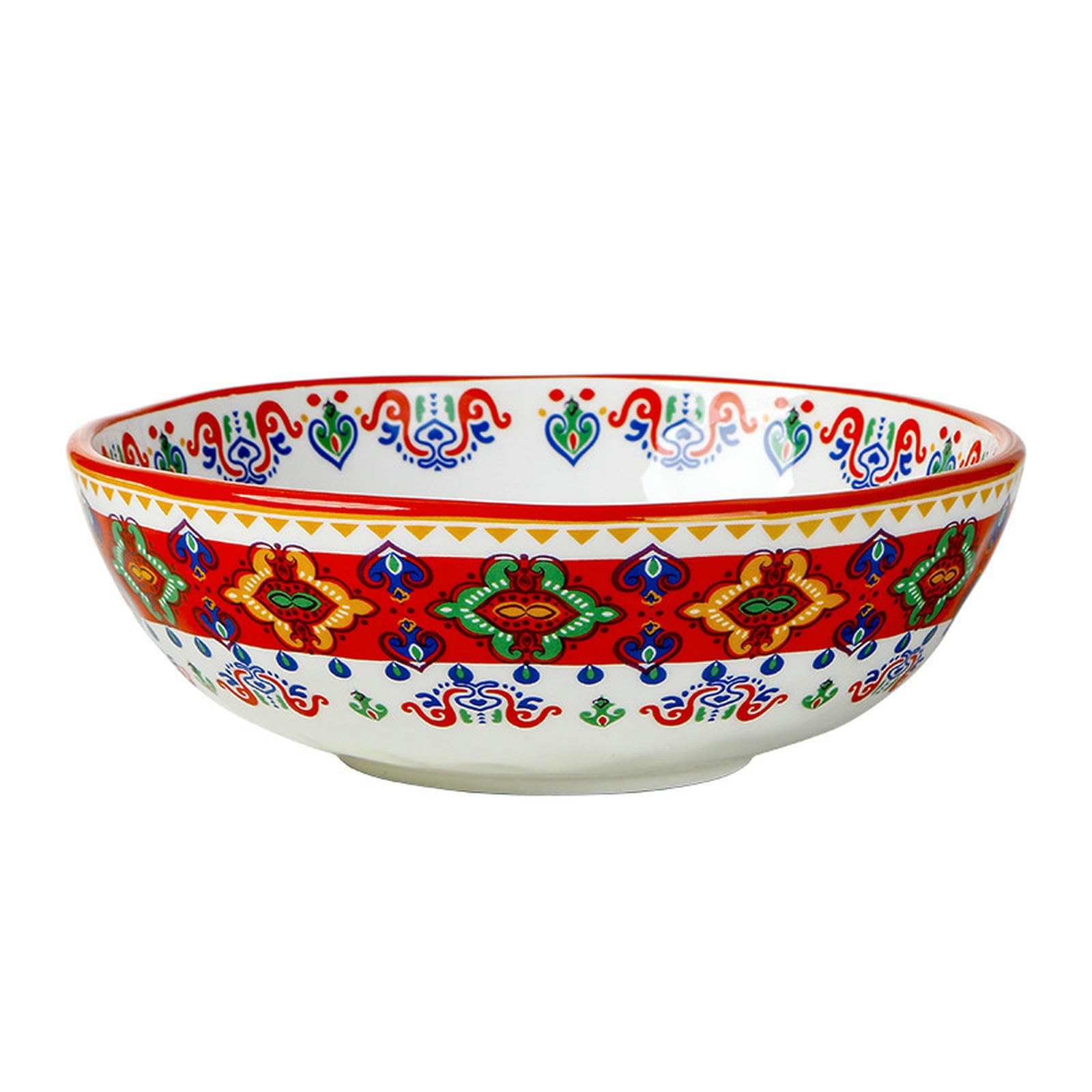 Cuenco de arroz redondo de cerámica martillada de estilo americano retro bajo vidriado delicado - Cuenco ovalado de doble oreja con patrón martillado