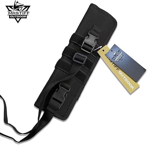 Miniatura 8 de 12 "espada rana espalda vaina negro nylon táctico modular campamento cosplay, Negro -