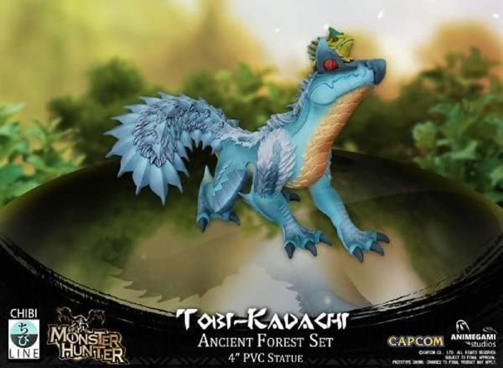 Animegami Chibi PVC Figurine (Tobi-Kadachi), Blue