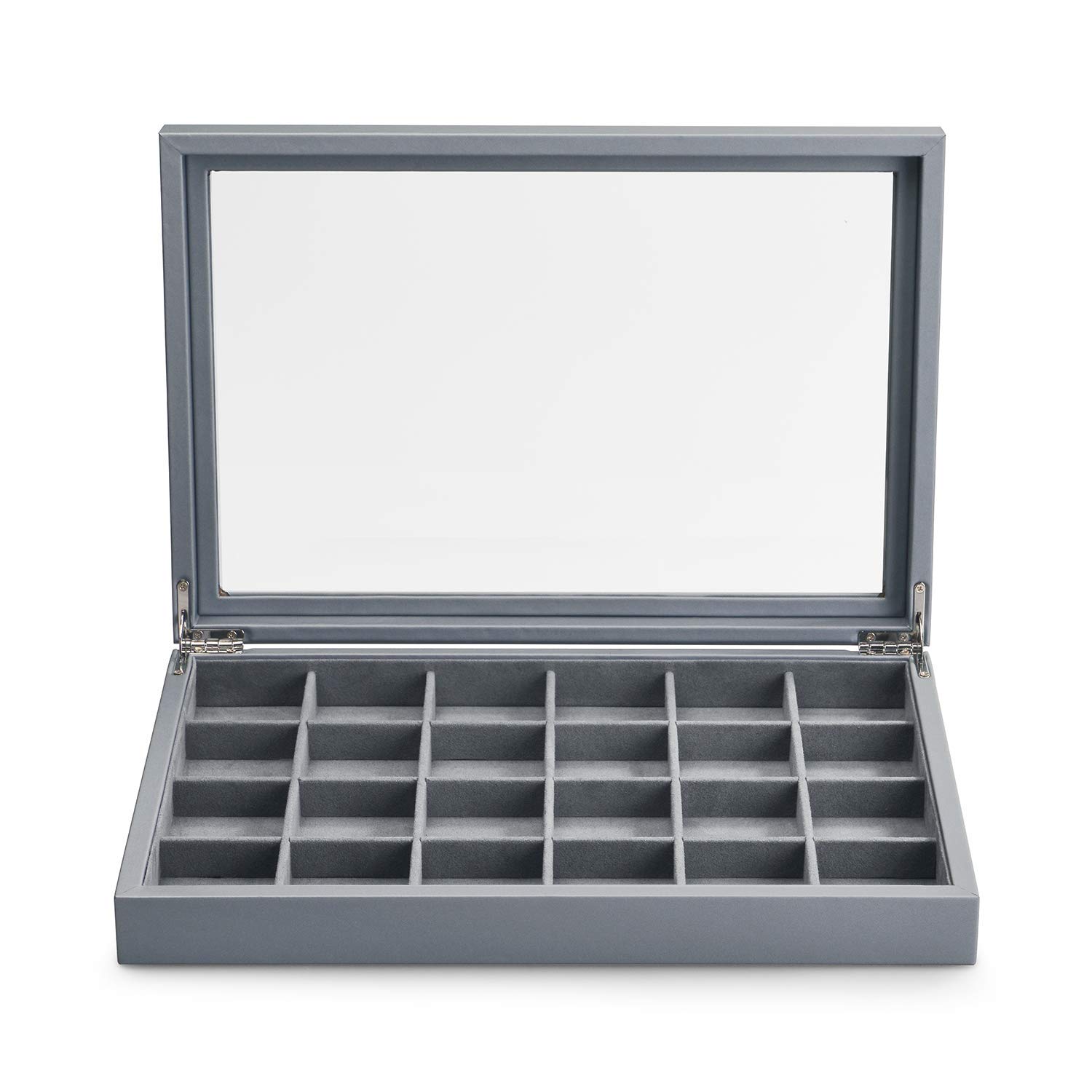 【色:D：リング用ダークグレー】Oirlv ジュエリートレイ アクセサリートレイ Amazon｜Oirlv ジュエリートレイ アクセサリートレイ 木製