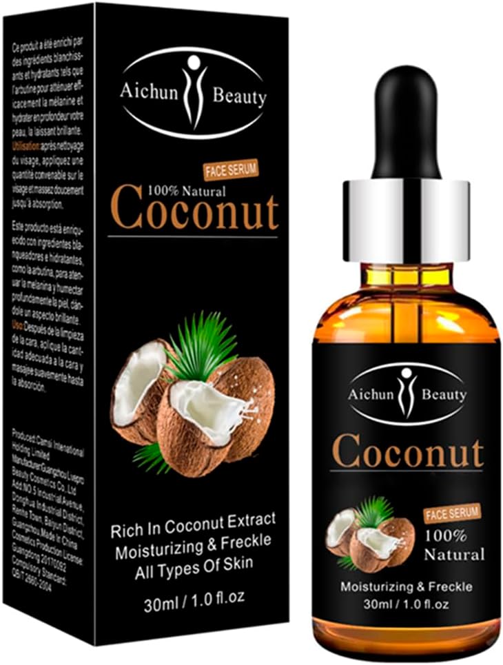 AICHUN BEAUTY Serum 100% Natural Face Lifting Smoothing Oil Control Acne Perfecting Primer (COCONUT)