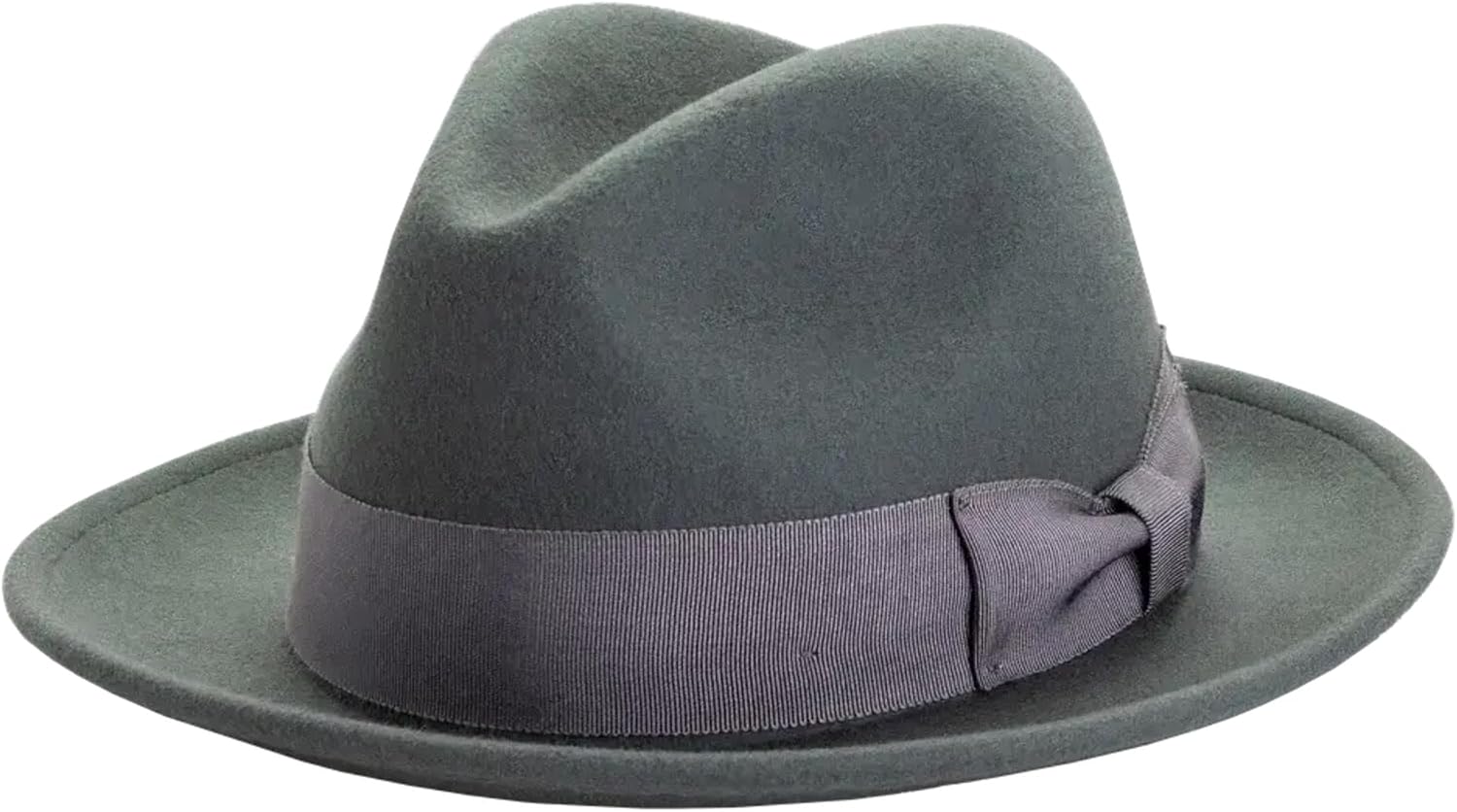 American Hat Makers Soho Leather Fedora Hat for Men & Women – Summer Fedora, Lightweight Stylish Sun Hat
