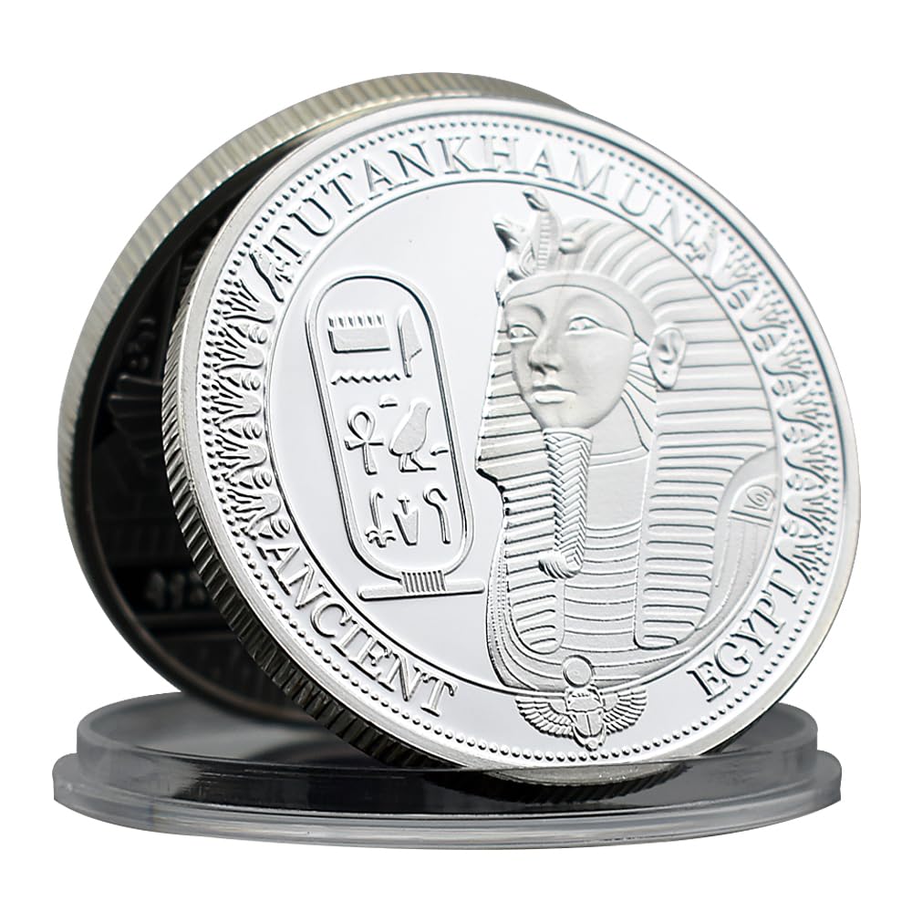 Dea Iside Moneta Commemorativa Metallo Antico Mistero Egiziano Tutankhamon Sfida Collezione Monete