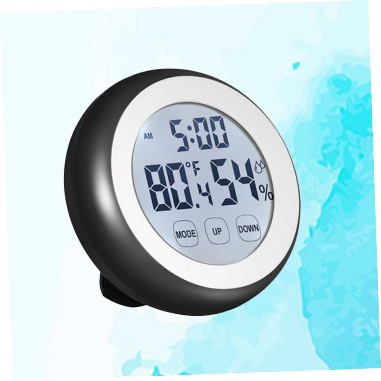 Kisangel 3 Stücke Hochpräzises Digitalthermometer Hygrothermograph Lcd-display Touchscreen Celsius/fahrenheit Wandmontage Tischständer Batterie