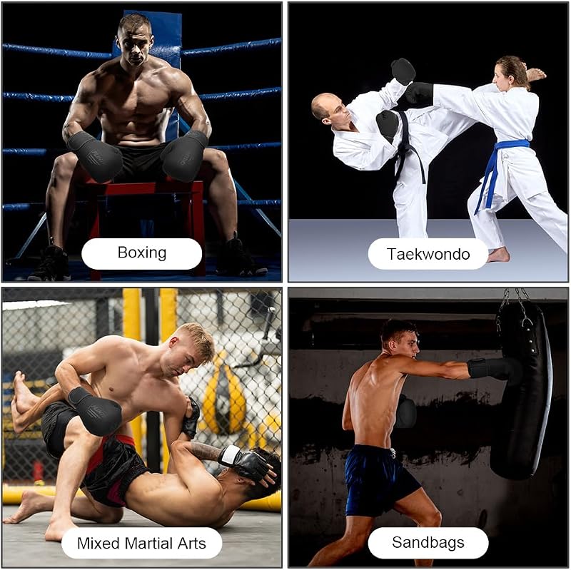 Flintronic Boxkesztyű Muay Thai MMA Kickboxing Férfi Női Edzés Sparring