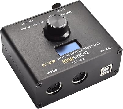 جهاز مزامنة الرمز الزمني Ltc-midi (mtc-20) لمزامنة الرمز الزمني Midi والرمز الزمني Smpte Ltc Mtc-20
