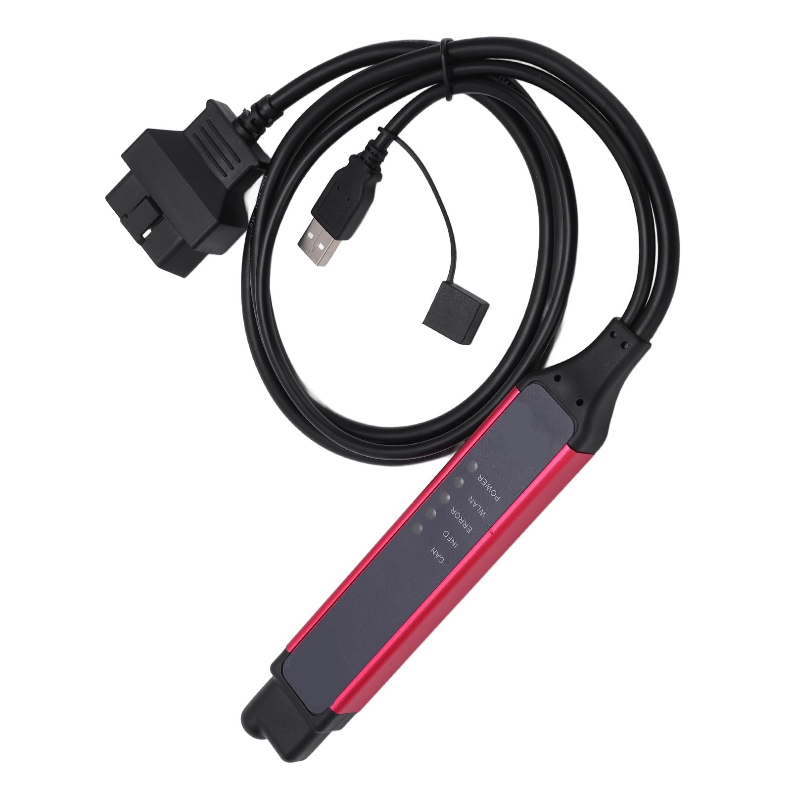 Generic Lector de Códigos Inalámbrico VCI 3, Herramienta de Diagnóstico Rápido para Camiones, Herramienta Compacta de Escaneo de Fallas del Motor para Vehículos Pesados, Carcasa de Aluminio,
