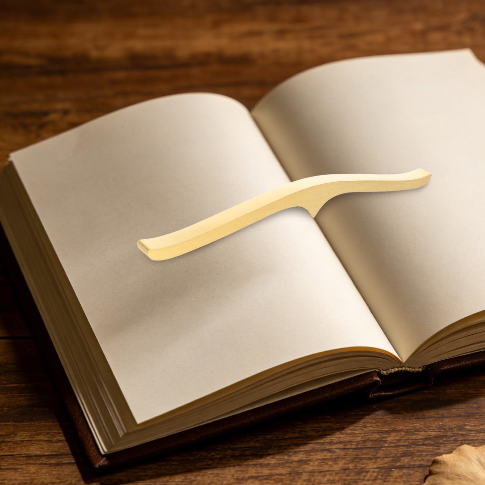 DOITOOL Fermacarte per calligrafia in ottone dorato: fermacarte pesante per pittura e disegno - strumento per esercitarsi nella calligrafia per l'arte cinese, la scrittura e la lettura di libri