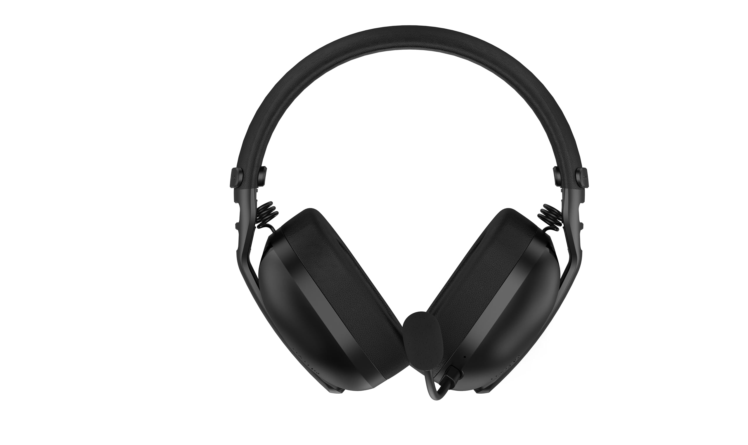 HATOR Hyperpunk 3 Wireless Gaming Headset - Wireless Hi-Res Audio, Hybrid ANC, driver da 40 mm, Bluetooth e 2.4 GHz, batteria da 45 h, microfono rimovibile, USB-C - per PC, PS5, nero