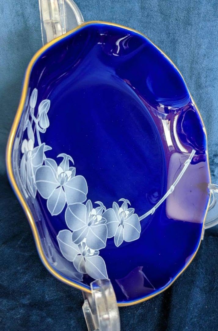 ☆未使用☆有田焼 香蘭社 胡蝶蘭 フルーツ皿揃 5枚 色違い 有田焼