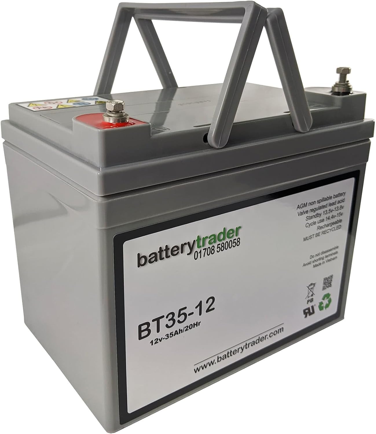BatteryTraderbattery compatible with SLA GOLDEN Technology AGM1248T sealed lead acid 12v 35ah