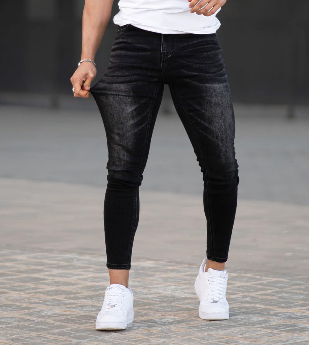 GINGTTO Mens Skinny Jeans Stretch Denim Jeans for Men - Image 5
