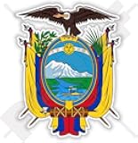 ECUADOR Coat of Arms, South America, Ecuadorian 90mm (3.5