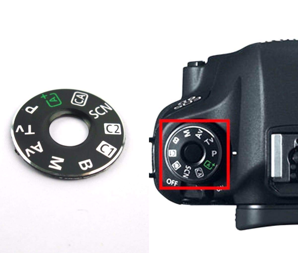 For Canon EOS 6D Essential Function Dial Plate And Button