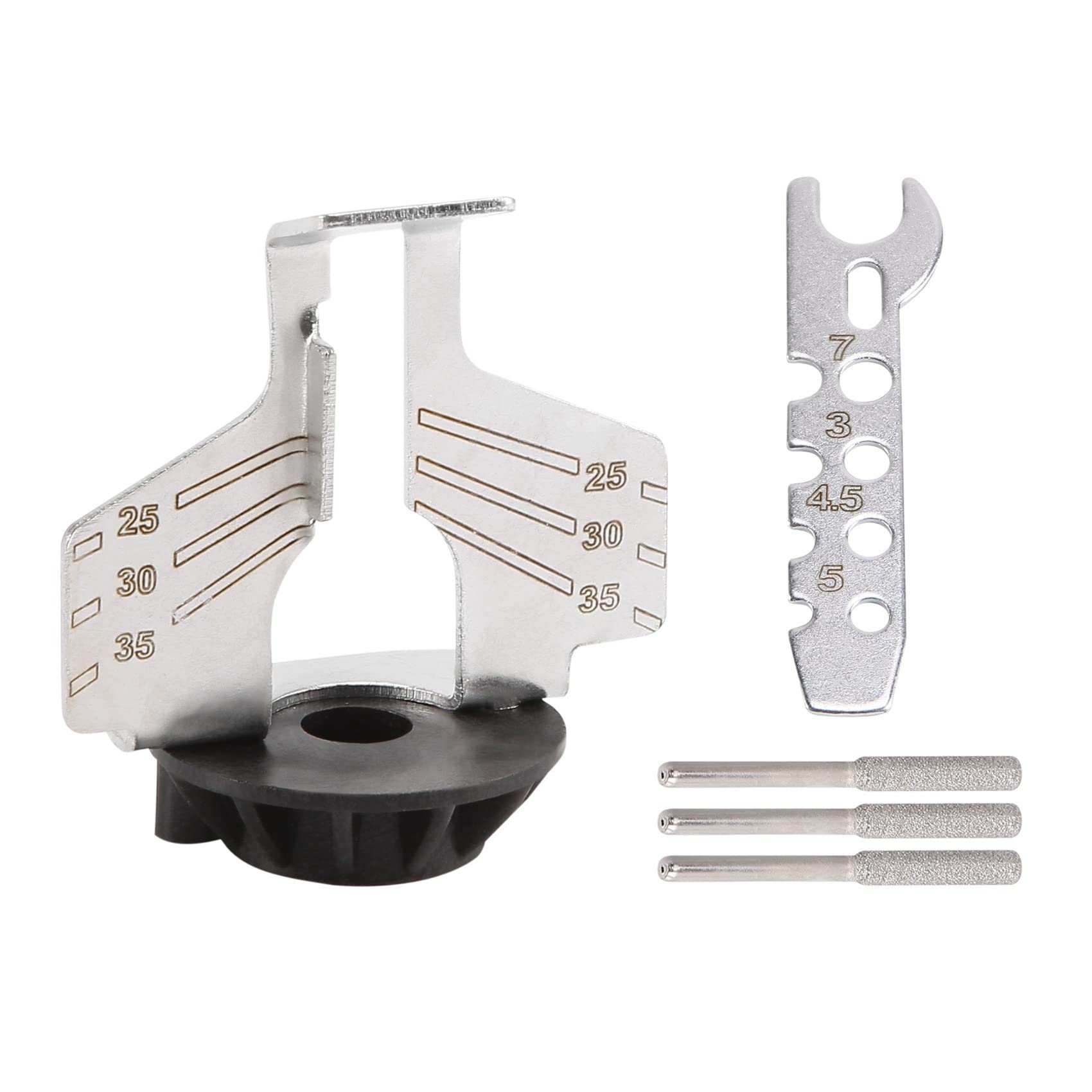 Elektrischer Kettensägen-Schärfer - Schleifaufsatz Mit Polierwerkzeugen Für Scharfe Sägeketten