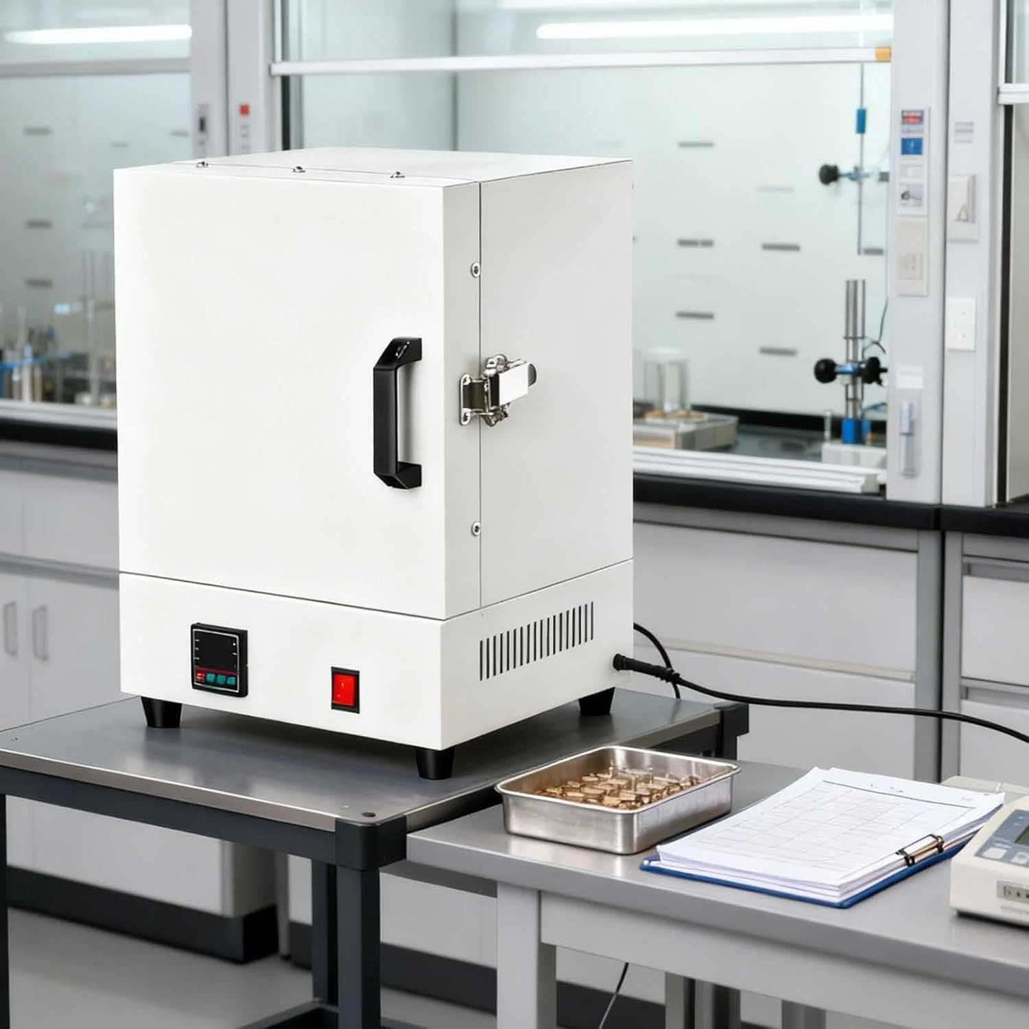 2000-W-Elektro-Durchbrennofen, 1150 °C geschlossener Muffelofen – Echtzeitüberwachung, gleichmäßige Hitze für Zahnmedizin, Schmuckformen und Keramikherstellung