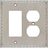 Vista 38 de Nostalgic Warehouse Egg & Dart Deco - Cubierta para placa de interruptor de salida eléctrica