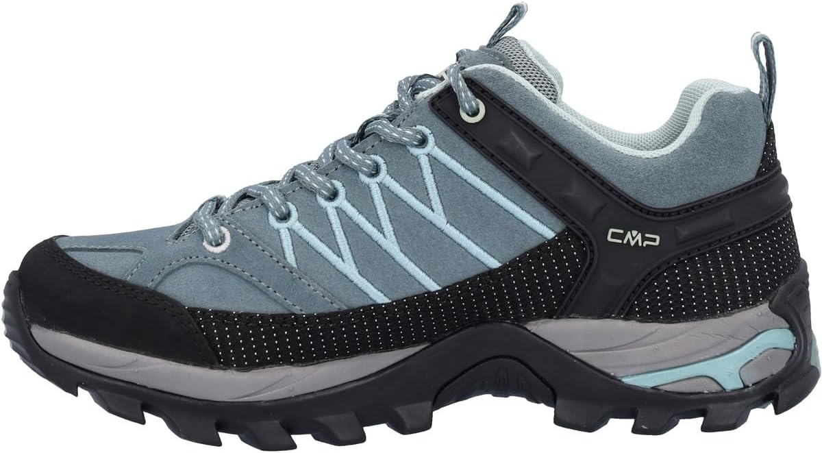 CMP Women's Rigel Low Wmn Shoes Wp Trekking & Hiking Shoes, Green Mineral Green, 10 US