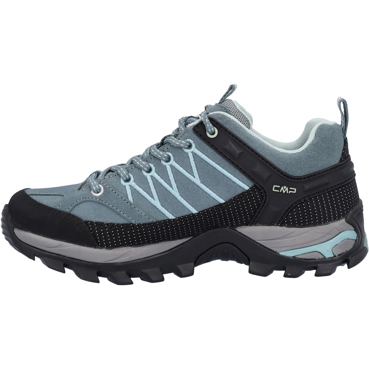CMP Rigel Low Wmn Trekking Shoes Wp Damen Wanderschuhe, Grün Mineral Green, 39 EU