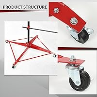 Vista 7 de CROSSDESIGN Soporte de panel de guardabarros de puerta de cuerpo automático Soporte de pintura colgante de poste central de árbol