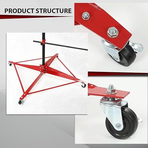 Miniatura 7 de CROSSDESIGN Soporte de panel de guardabarros de puerta de cuerpo automático Soporte de pintura colgante de poste central de árbol