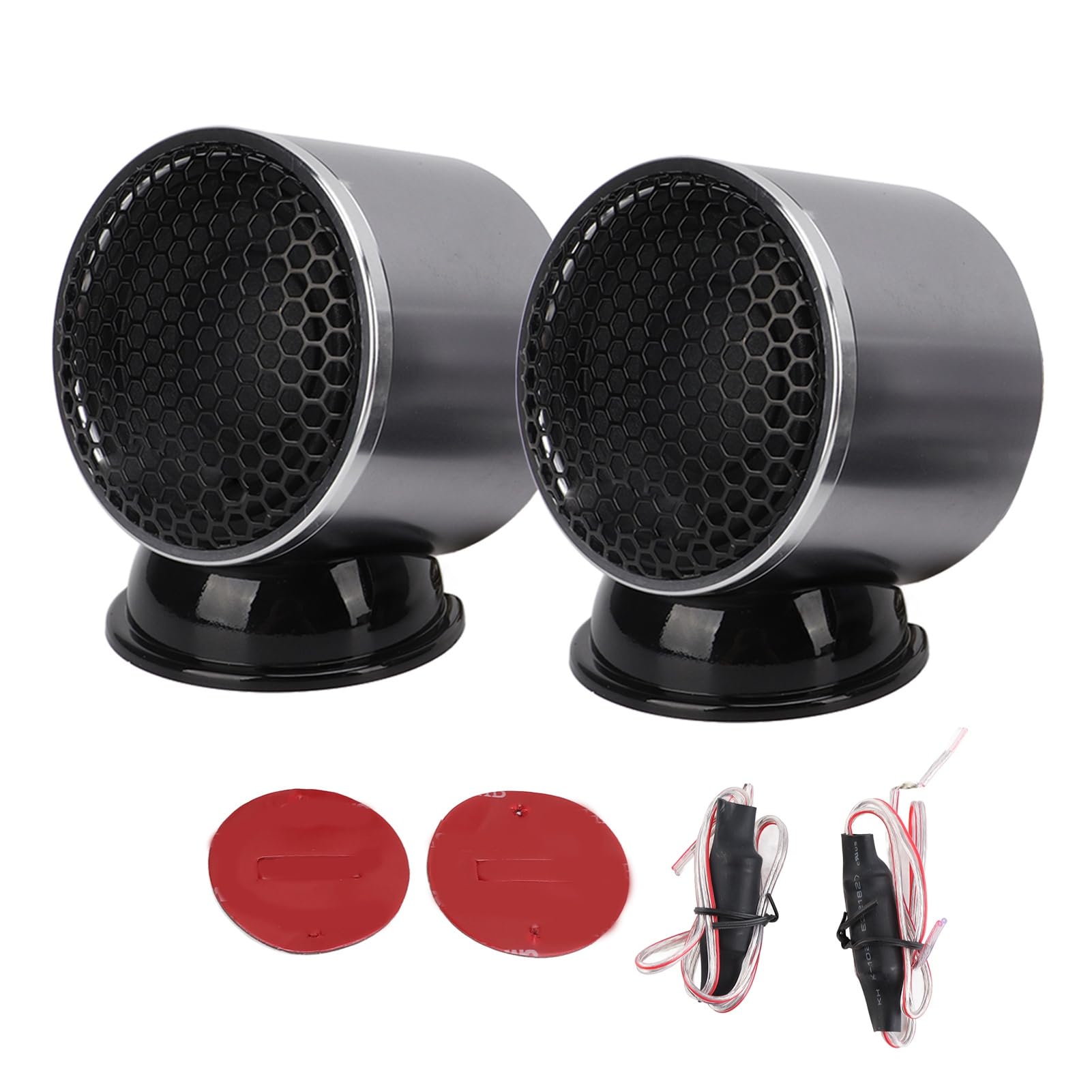 KIMISS Altoparlante Midrange per Auto 2,5 Pollici 110 W, Surround Stereo a 360 Gradi, Tecnologia HIFI, Installazione Semplice, Crossover Acuti a Bassa Perdita per Voce Umana Precisa,