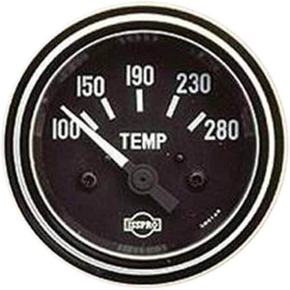 2 Inch Chrome Electrical Water Temperature Gauge 100-280 Degree