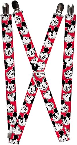 Buckle Down de la mujer 1inch Mickey Mouse impresión tirantes Clip-end