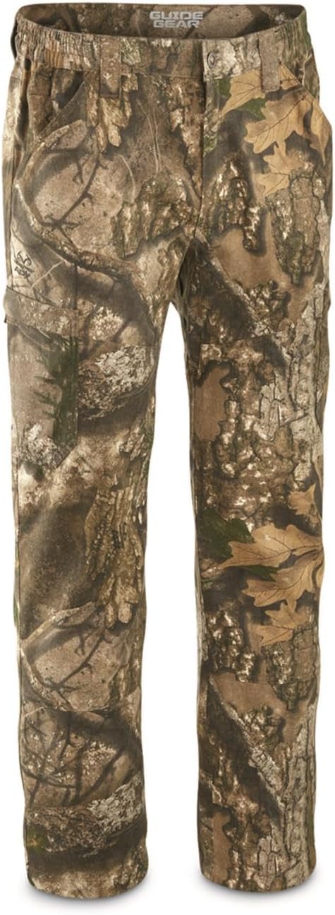 Guide Gear 6 Pocket Camo Pants for Men for Hunting with Cargo Pockets