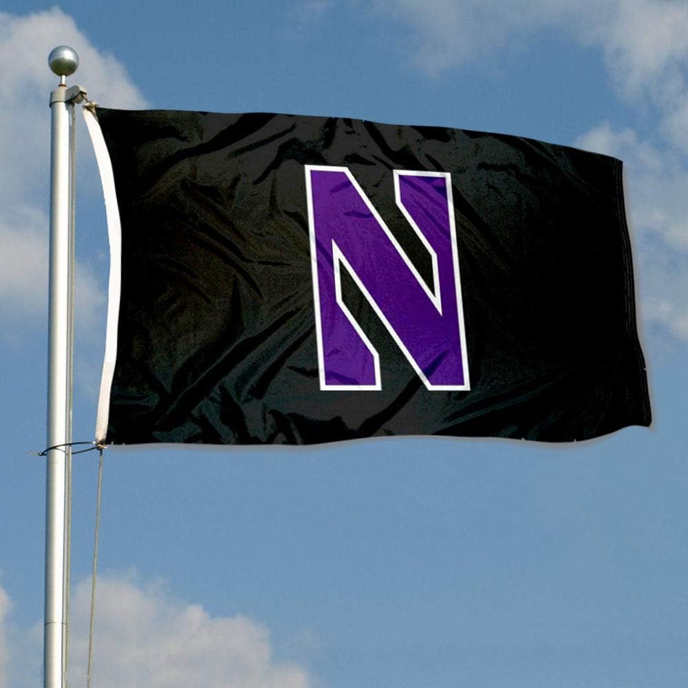 Northwestern Wildcats Black Flag