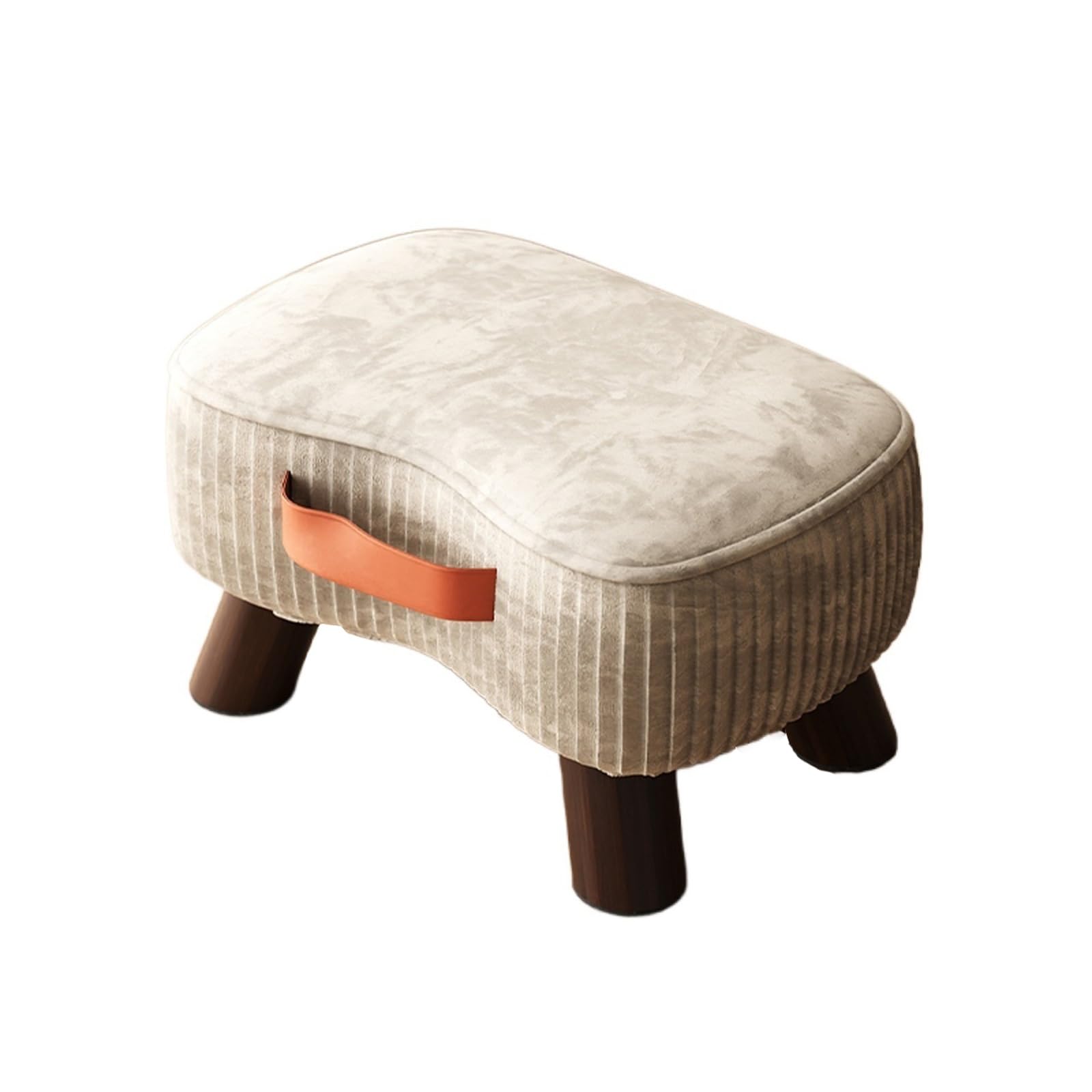 Repose-pieds moderne en flanelle douce et tabouret à langer stable