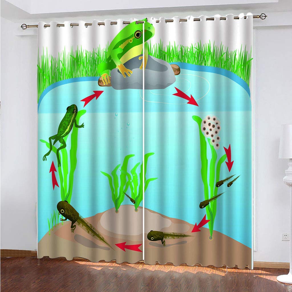 Rideaux isolants thermiques anti chaleur et froid | Tissu opaque vert grenouille
