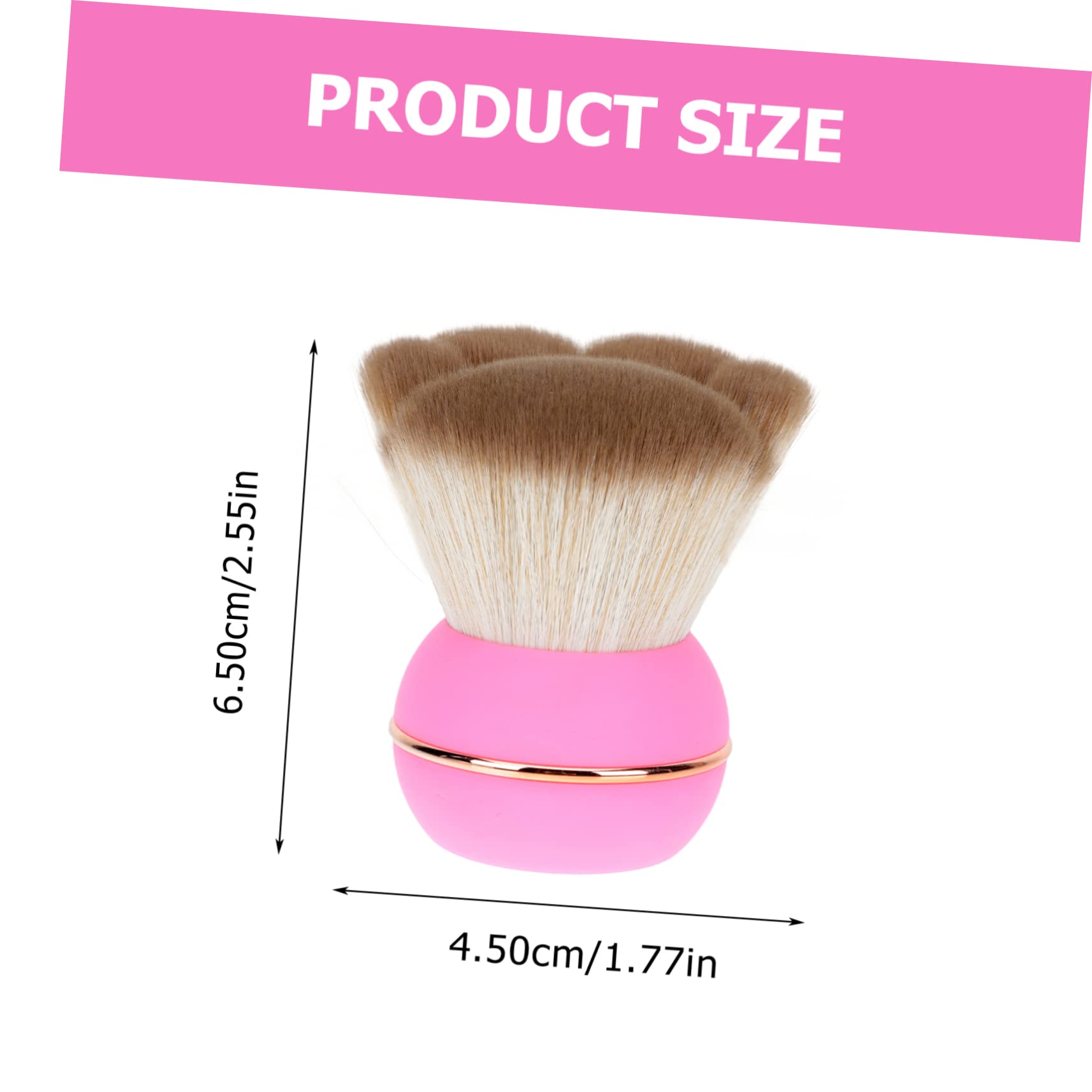 FOMIYES Shading Powder Applicator Female Blush Brush Portable Makeup Tool Brush for Cream Applicati