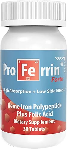 Proferrin Forte, 30 comprimidos - Hierro Hemo Plus Ácido Fólico