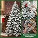 Yonsya Instant Snow Flocking Powder with 1 Pack 500ml Spray Bottle, Self Adhesive Fake Snow for Christmas Tree, Wreath Garland, DIY Winter Village Decoration (2.2 Pounds)