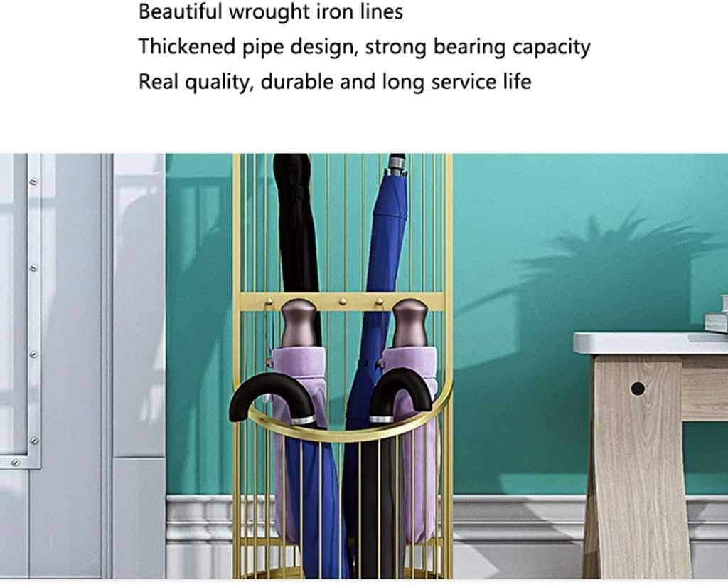 Creative Nordic Geometric Iron Umbrella Stand - Stylish & Metal Umbrella Holder for Home, Entryway, and Office - Modern Decorative Storage Solution