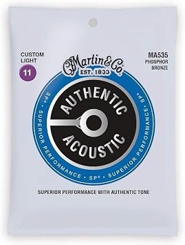 Martin MA535 Authentic Acoustic - SP - Phosphor Bronze CustomLight ( 11-52 )