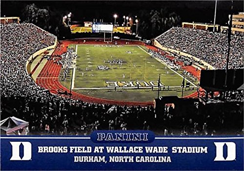 Brooks Field at Wallace Wade Stadium football card (Duke Blue