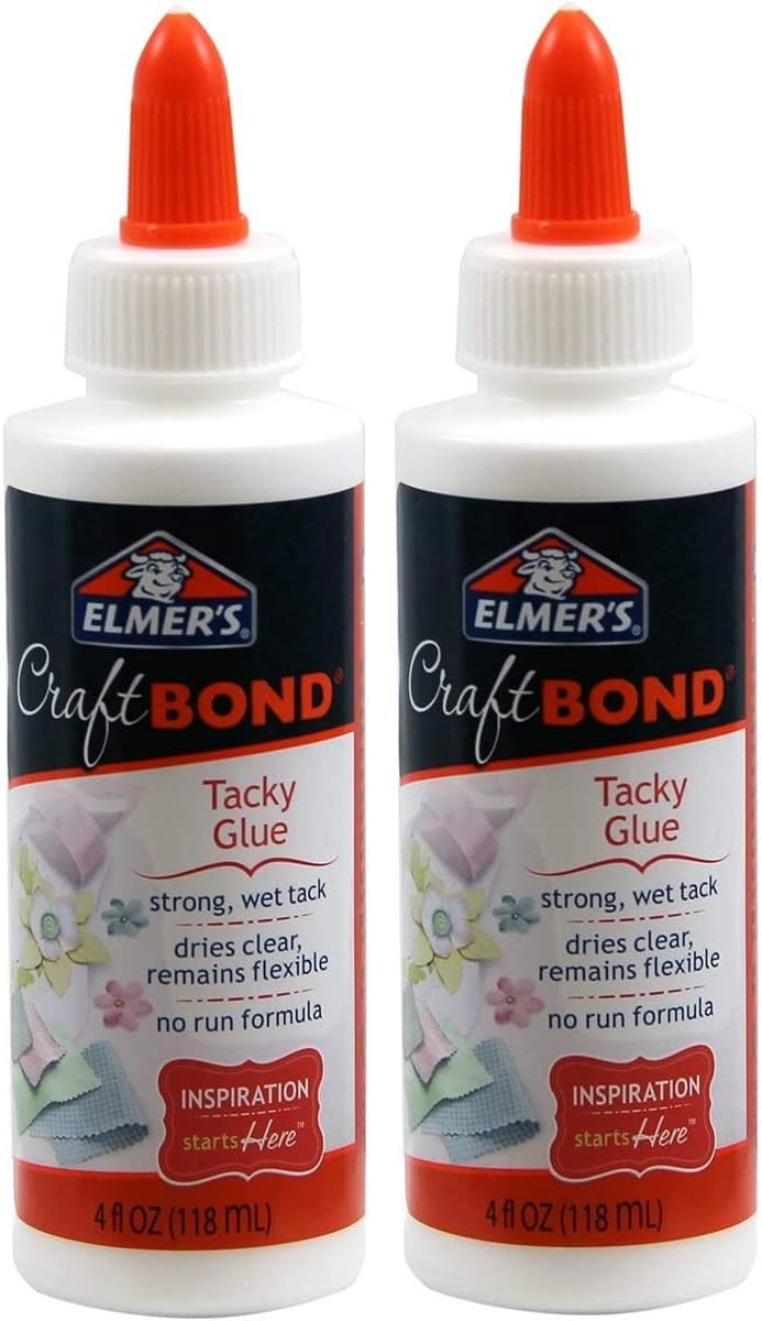 Elmer's Craft Bond Tacky Glue, 4 oz, Clear : Office Products