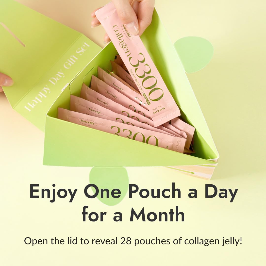 MIZON INNERSBIT Collagen Jelly 3300 Set Box (28 Jelly Sticks) — Amazon image 3