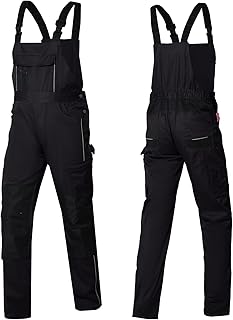 Herren Stretch-Arbeitslatzhose mit zahlreichen Taschen und Werkzeugtaschen